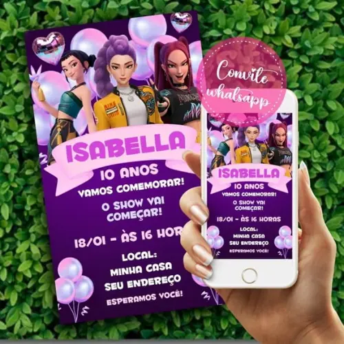 Convite Digital Guerreiras do Kpop 11