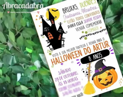 Convite Digital Halloween