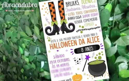Convite Digital Halloween