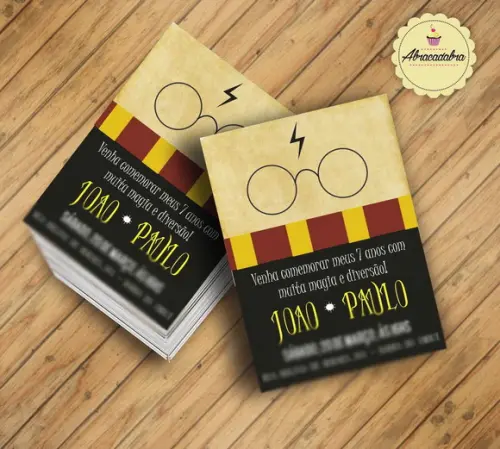 Convite Digital Harry Potter