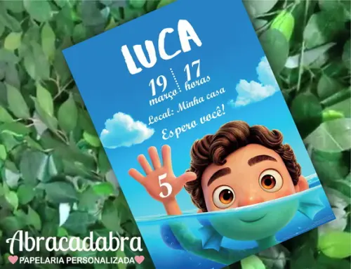 Convite digital Luca