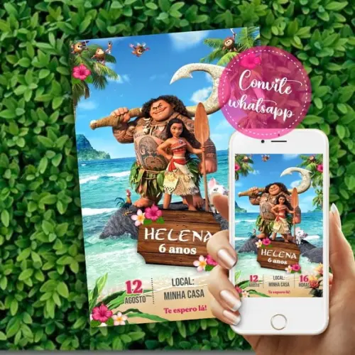 Convite Digital Moana