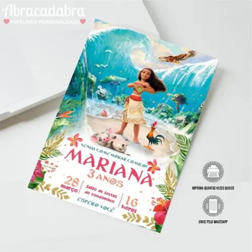 Convite Digital Moana