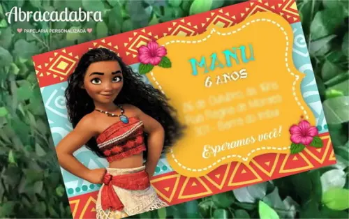 Convite Digital Moana