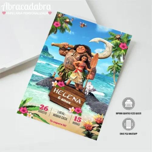 Convite Digital Moana