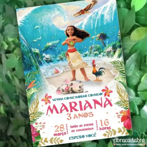 Convite Digital Moana