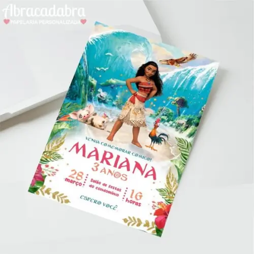 Convite Digital Moana 2