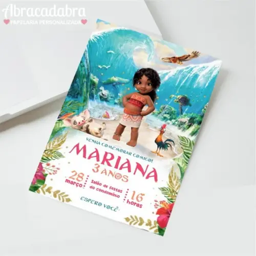 Convite Digital Moana 2