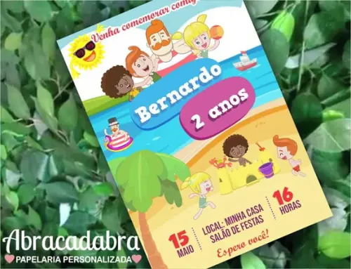 Convite Digital Mundo Bita Praia