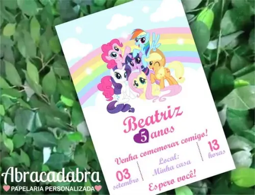 Convite Digital My Little Pony