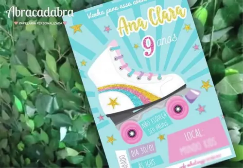 Convite Digital Patins
