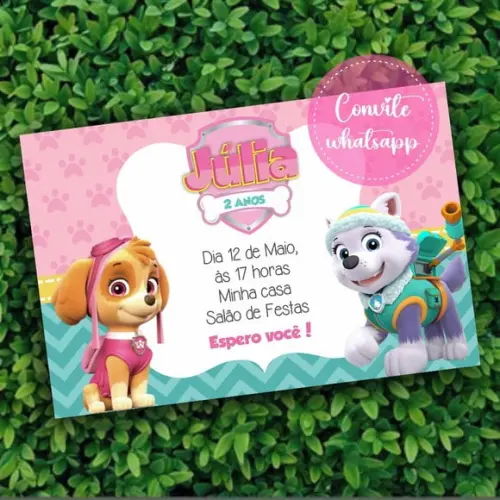 Convite Digital Patrulha Canina