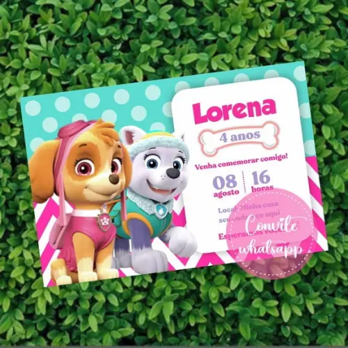 Convite Digital Patrulha Canina