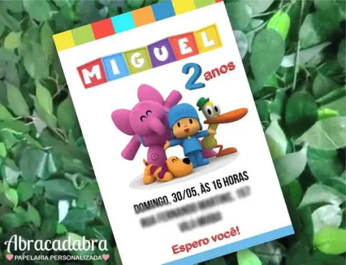 Convite Digital Pocoyo