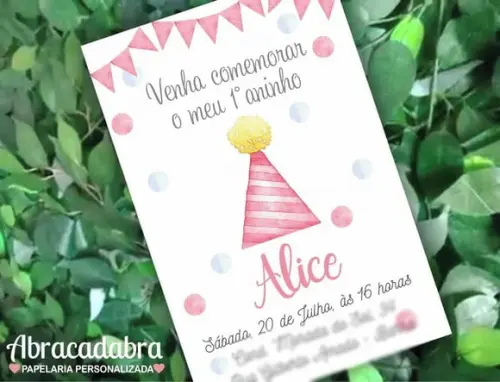 Convite Digital Primeiro Aniversário