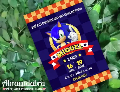 Convite Digital Sonic