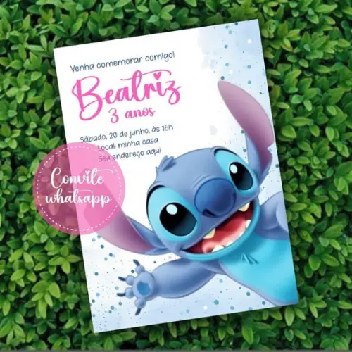 Convite Digital Stitch 22