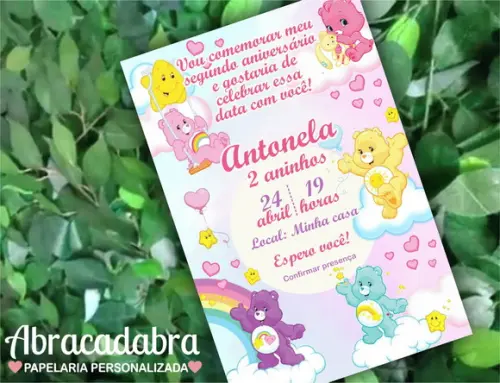 Convite Digital Ursinhos Carinhosos
