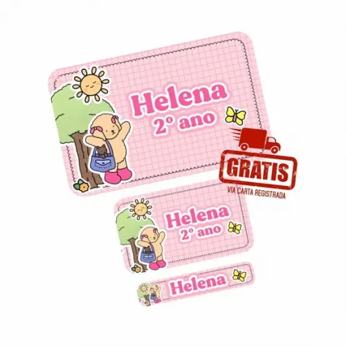 Etiqueta Escolar Bobbie Goods Frete Grátis