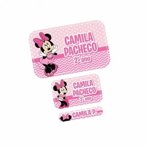 Etiqueta Escolar Minnie