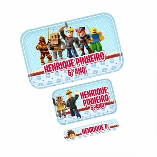 Etiqueta Escolar Roblox