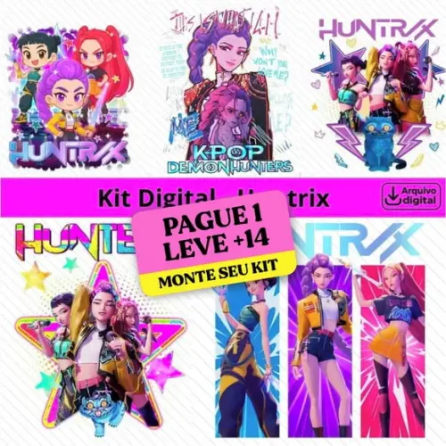 Kit Digital Guerreiras do Kpop 2