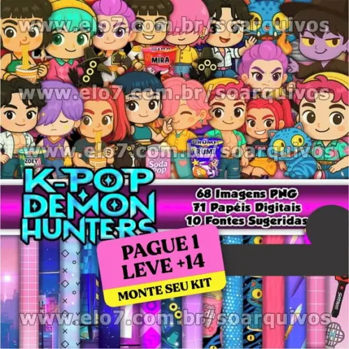 Kit Digital Guerreiras do Kpop 4