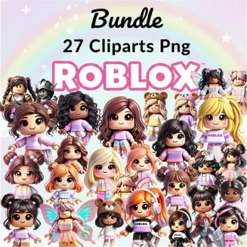 Kit Digital Roblox Menina 1