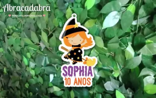 Tag de Agradecimento Halloween - ARTE DIGITAL