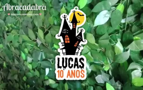 Tag de Agradecimento Halloween Digital