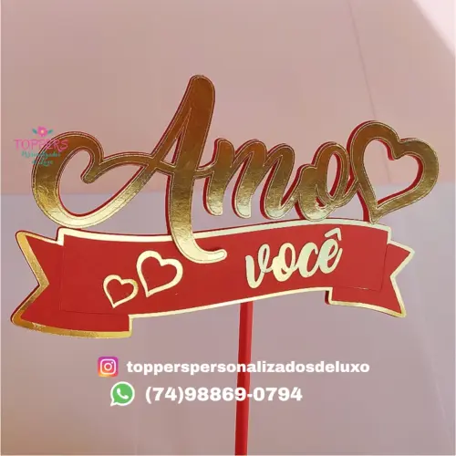 Arquivo de Corte Topo de Bolo Dia dos Namorados 6