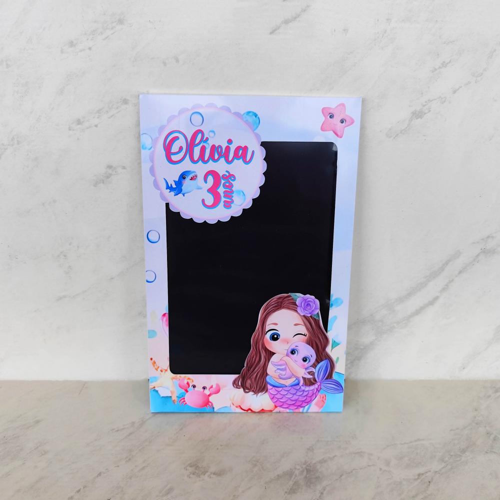 Tablet Lousa Mágica com Caixa Personalizada com Visor