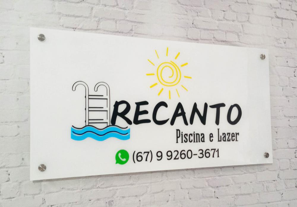 Placa Acrílica 80x50cm