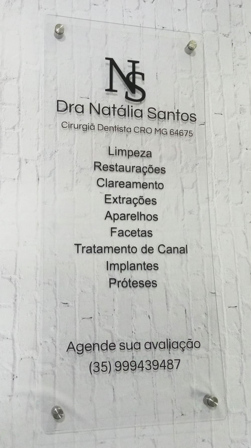 Placa Acrílica 80x40cm