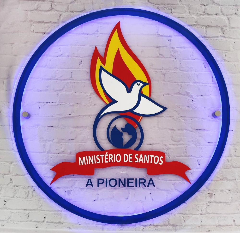 Placa em Acrílico com Led (60cm)