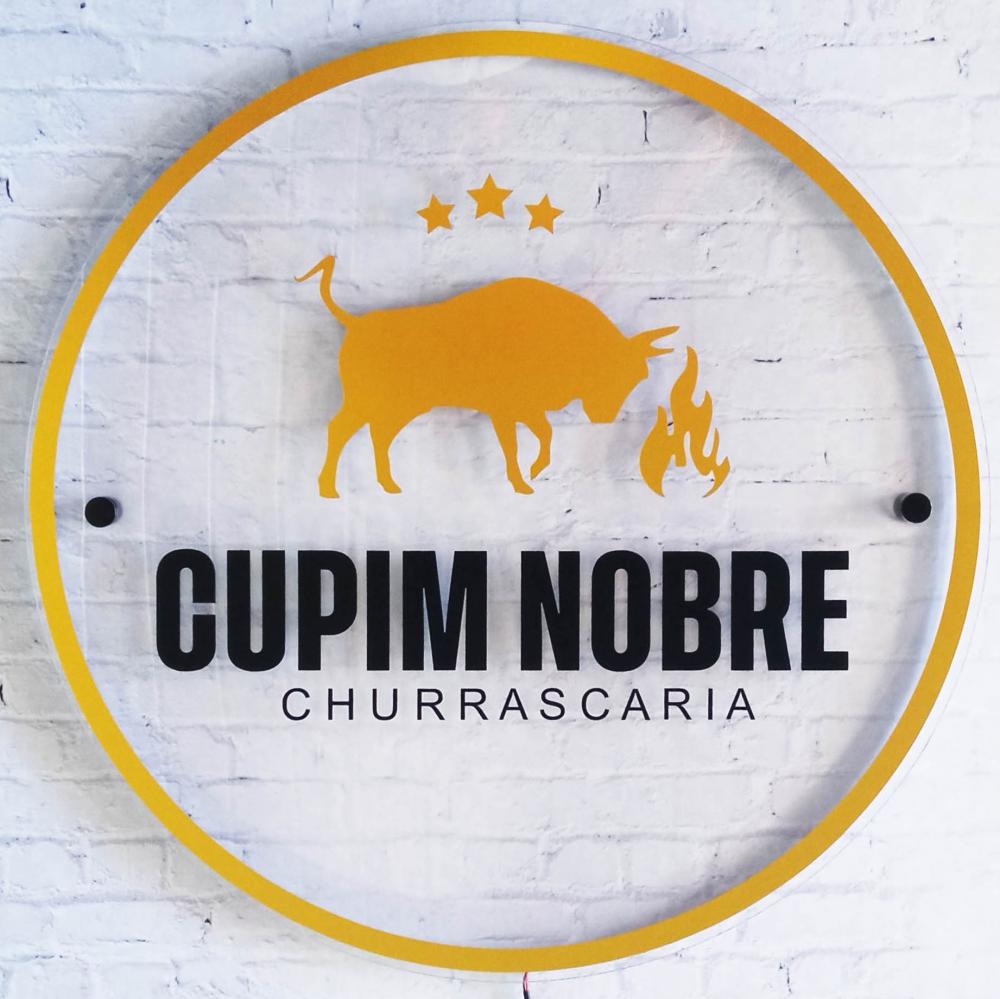 Placa em Acrílico com Led (70cm)