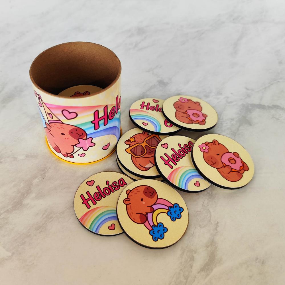 Jogo da Memória Personalizado MDF (redondo)