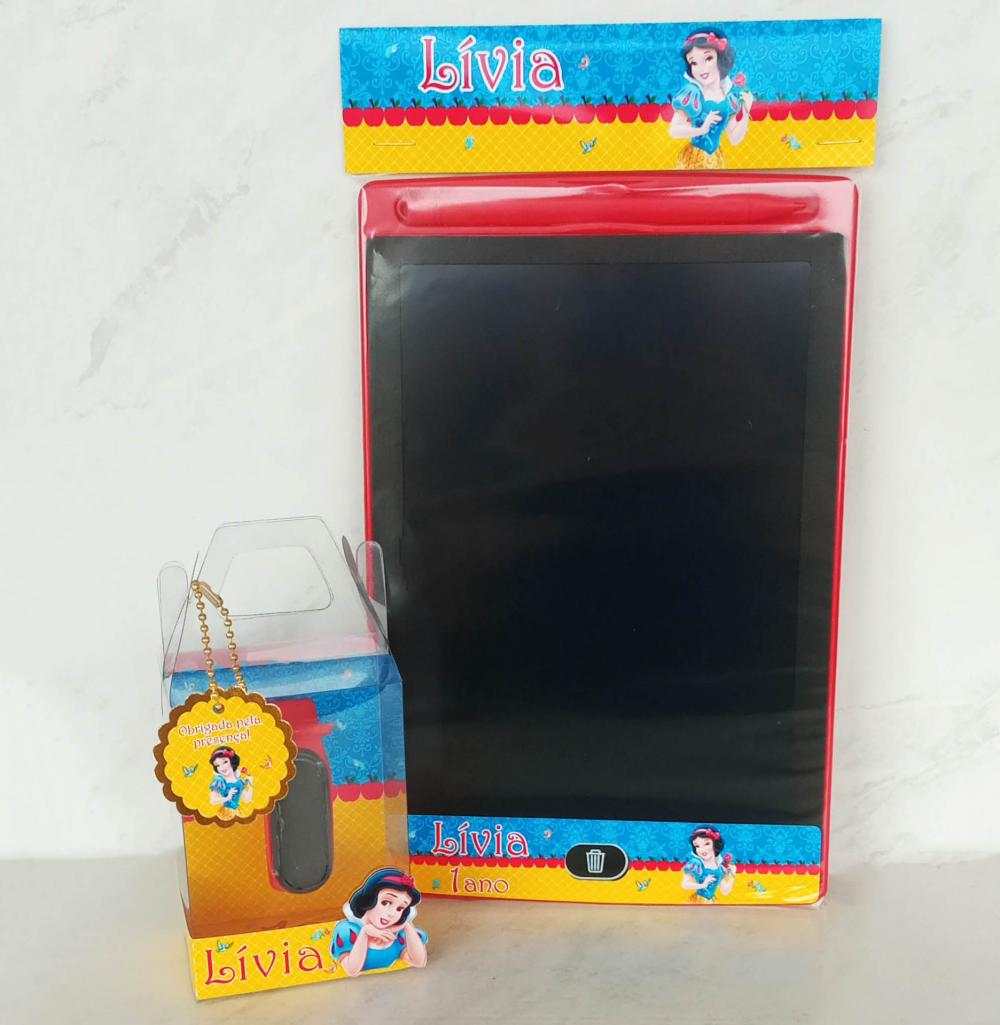 Kit Tablet Lousa Mágica + Relógio Personalizado