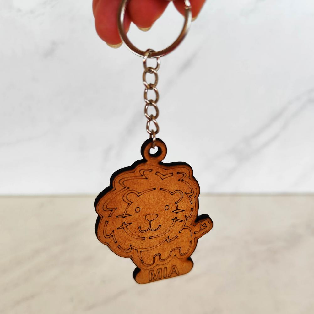 Chaveiro MDF gravado a laser