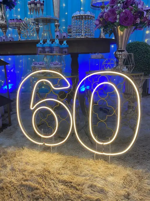 Número Neon Led 50cm