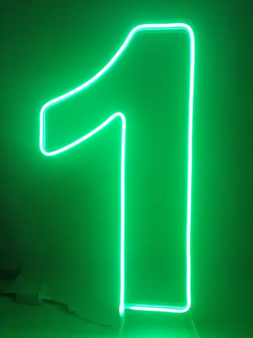 Número Neon Led 50cm