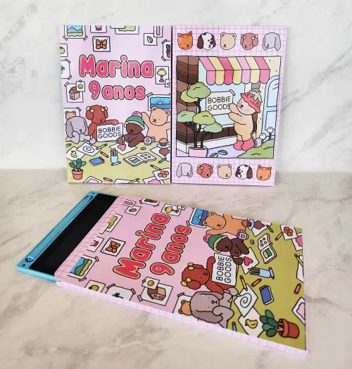 Tablet Lousa Mágica com Caixa Personalizada