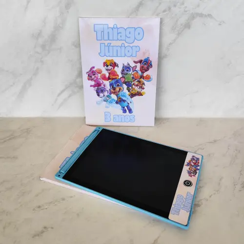 Tablet Lousa Mágica com Caixa Personalizada