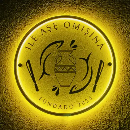 Placa em Acrílico com Led (50cm)