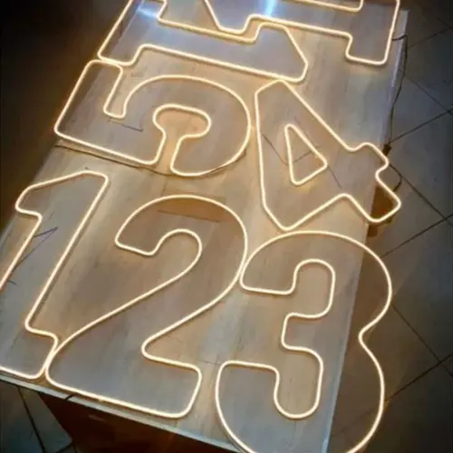 Kit Números Neon Led de 0 a 9