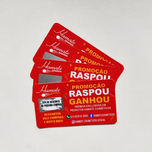 100 Raspadinhas Personalizadas