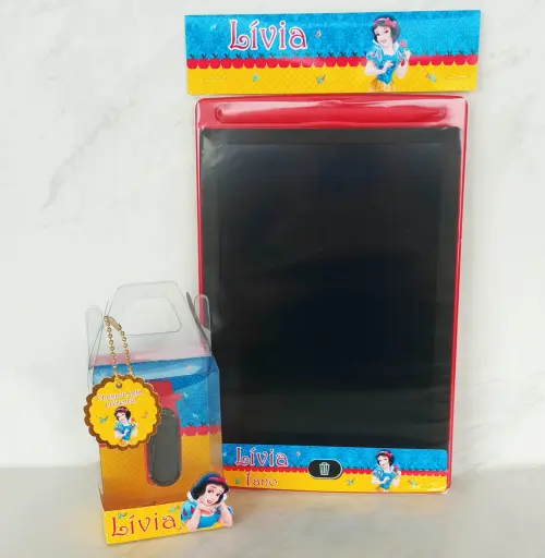 Kit Tablet Lousa Mágica + Relógio Personalizado