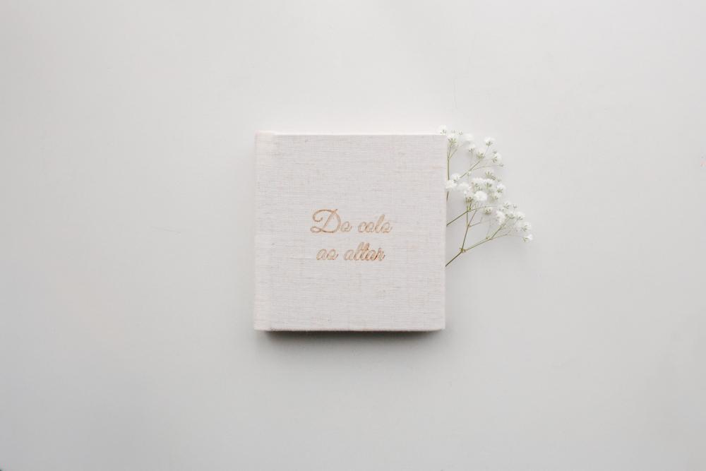 Do colo ao altar - Album Mini Pocket 10x10 - Capa linho com Detal