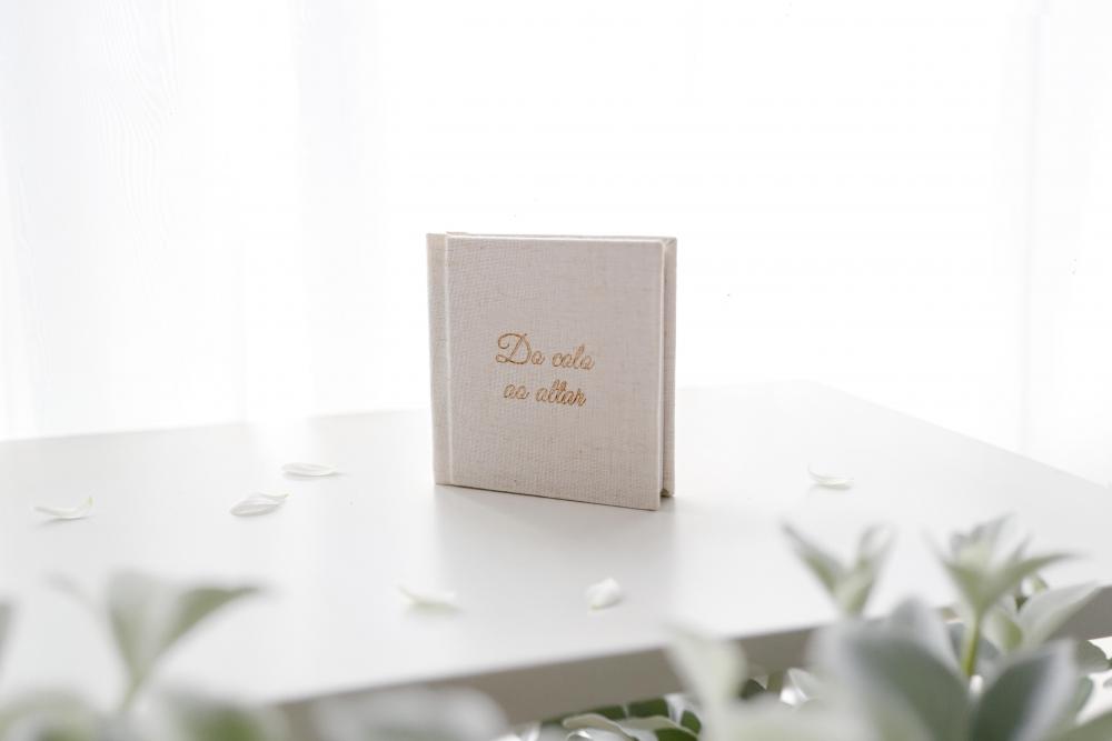 Do colo ao altar - Album Mini Pocket 10x10 - Capa linho com Detal