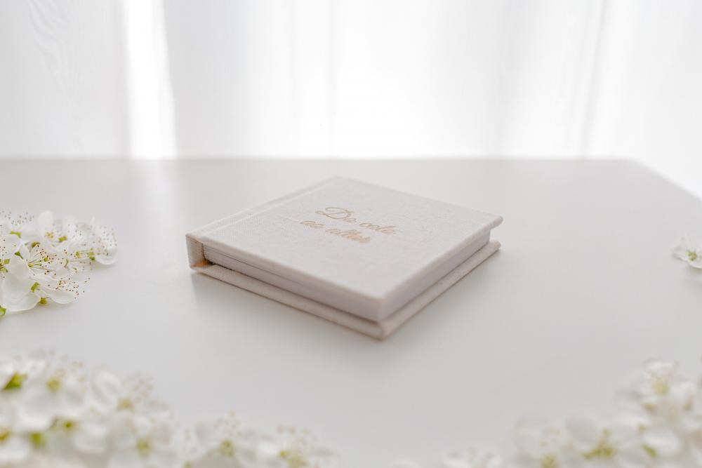 Do colo ao altar - Album Mini Pocket 10x10 - Capa linho com Detal